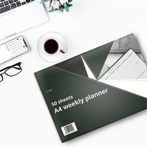 Weekly Desk Planner- 52 undated pages 100gsm Premium Paper Simple Weekly Planner - Picture 2 of 5